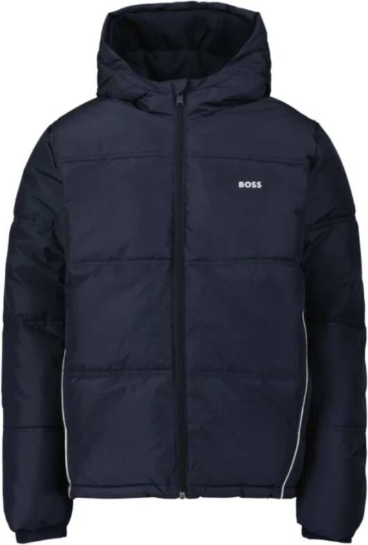 Hugo Boss Winterjassen Blauw Heren
