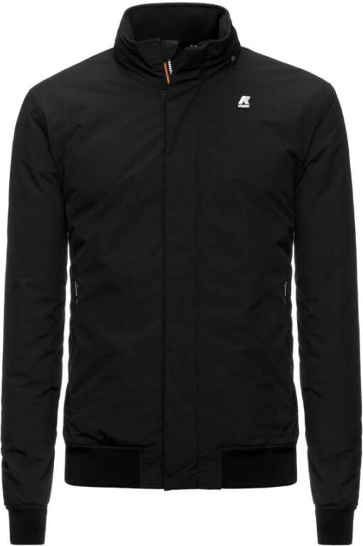 K-way Amaury ripstop jas K Way, Zwart, Heren