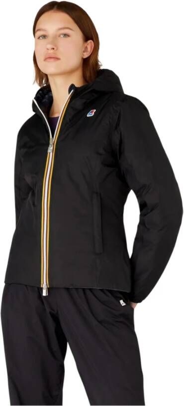 K-way K Way Gewatteerde Jassen Zwart Dames