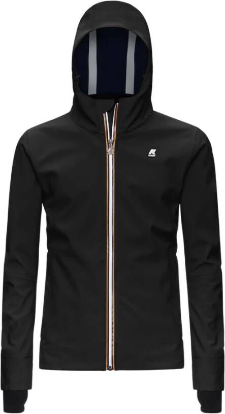 K-way Jack boned jas K Way, Zwart, Heren