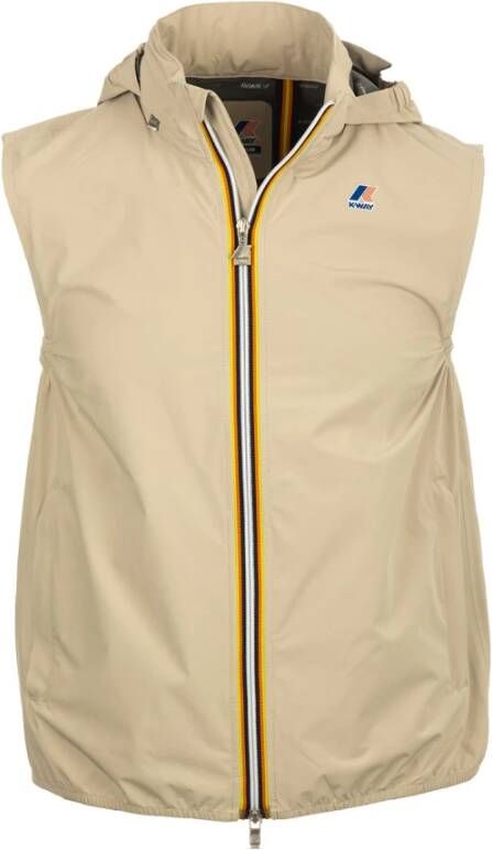K-way Jas K Way, Beige, Heren
