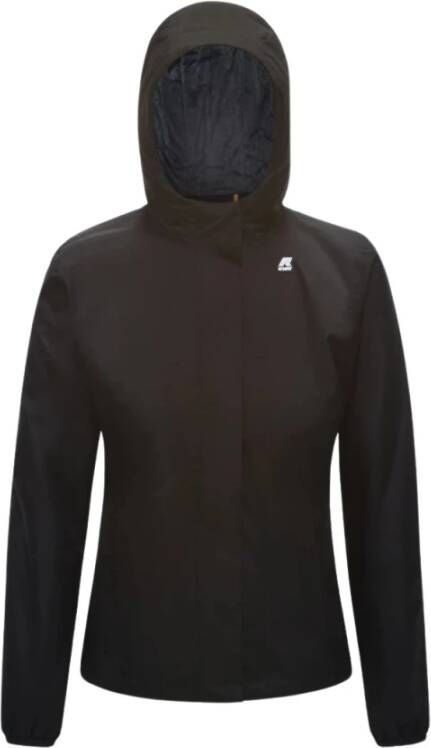 K-way Jas lelie micro ripstop marmot K Way, Zwart, Dames