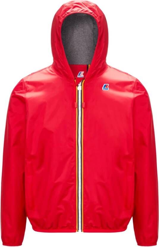 K-way K Way Fleece Jassen Rood Heren