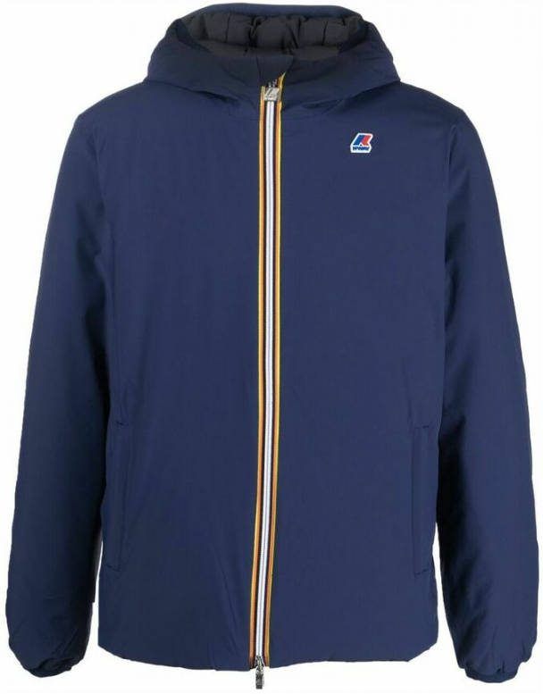 K-way K Way Coats Blue K Way, Blauw, Heren