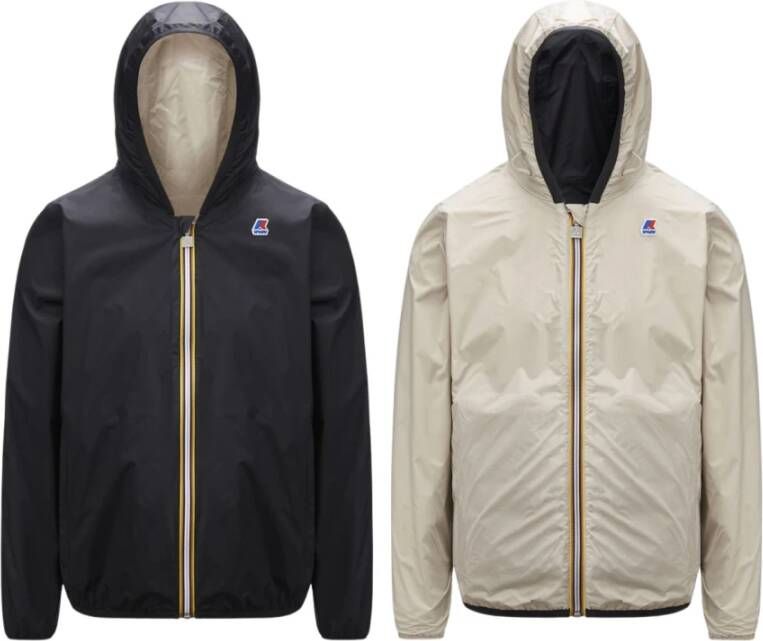 K-way Jacket Jacques Plus 2 Double K Way, Zwart, Heren