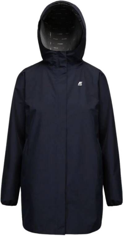 K-way Rain trench Sophie K Way, Blauw, Dames
