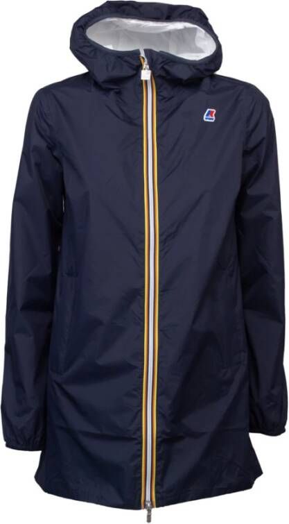 K-way Sophie plus 2 dubbele jas K Way, Blauw, Dames