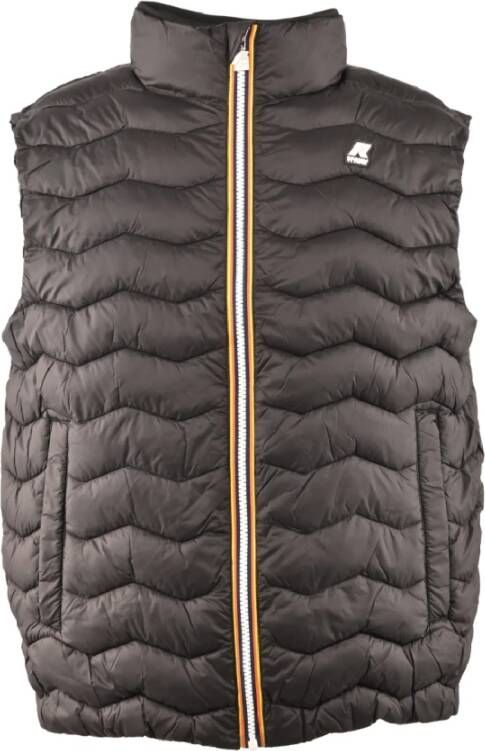 K-way Valen Eco Warm Gilet K Way, Zwart, Heren
