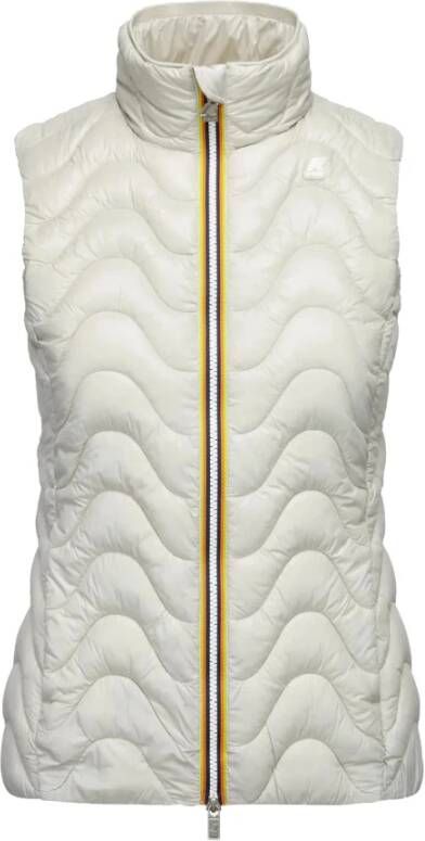 K-way Vests K Way, Beige, Dames