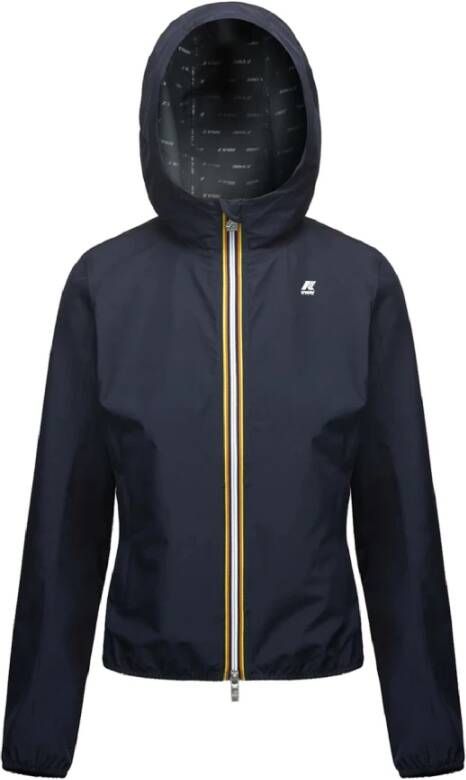 K-way Wind Jackets K Way, Blauw, Dames