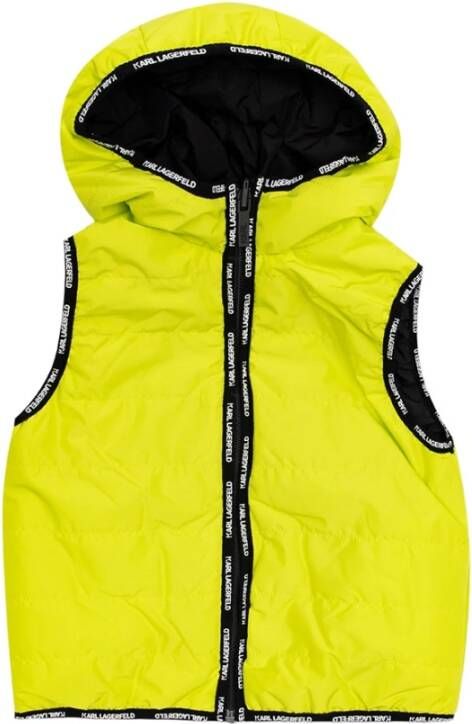 Karl Lagerfeld Omkeerbaar vest , Groen, Unisex