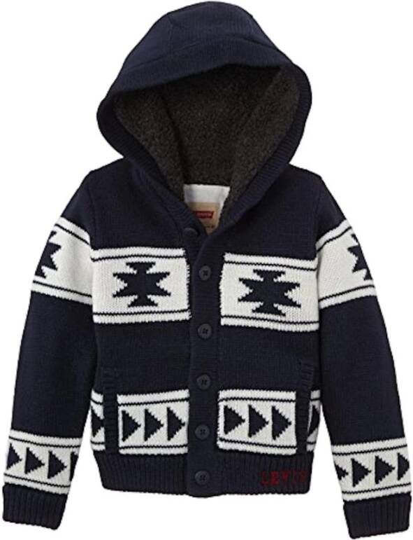 Levis Levi's Fleece Jassen Blauw unisex