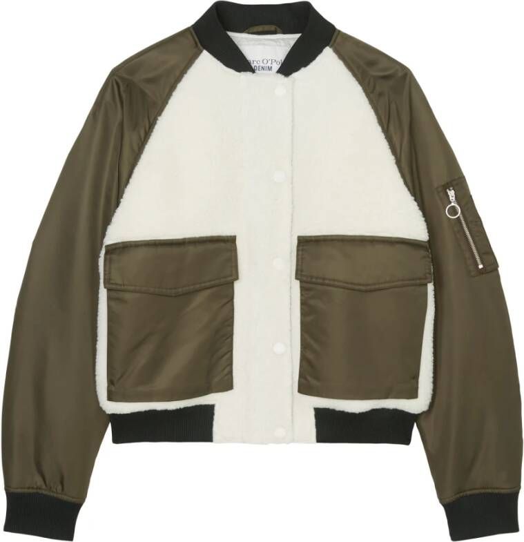 MARC O’POLO DENIM Bomberjack met teddy en klepzakken