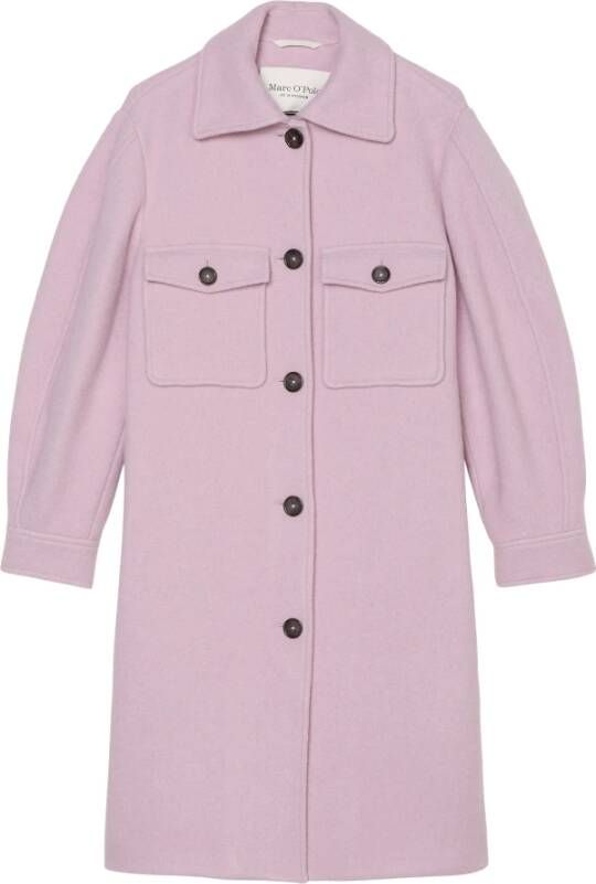 Marc O'Polo Jas met enkele rij knopen , Paars, Dames