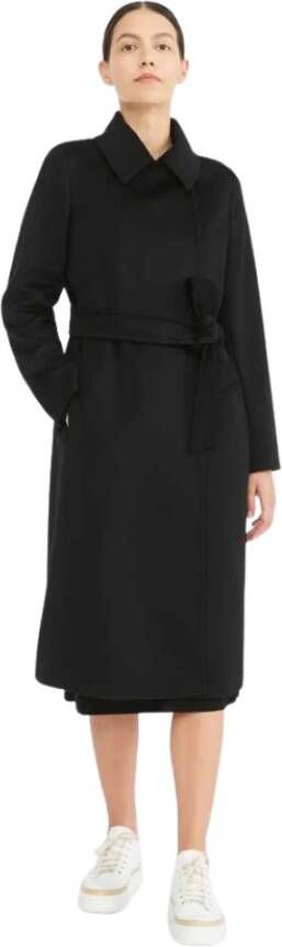 Max Mara Studio Trenchcoats & Mantels Zwart Dames