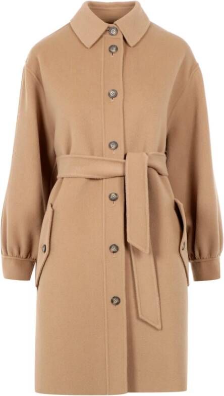 Max Mara Trenchcoats & Mantels Bruin Dames