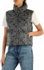 Michael Kors Zwarte Bodywarmer Outline Logo Puffer Vest online kopen