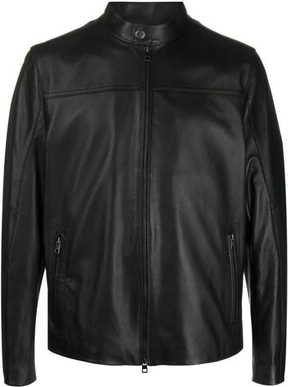 Michael Kors Leren jasjes , Zwart, Heren