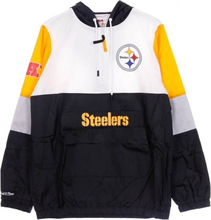 Mitchell & Ness NFL Surprise Win Wind Breaker Pitsteon Up Wind Jacket , Wit, Heren