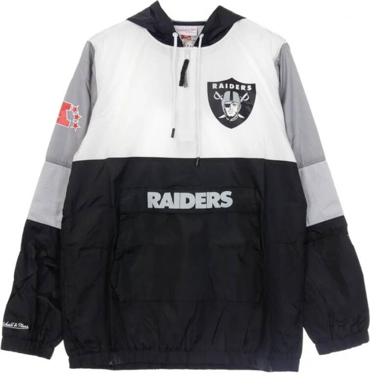 Mitchell & Ness NFL Surprise Win Windscheper Oakrai Win Wind Jacket , Wit, Heren