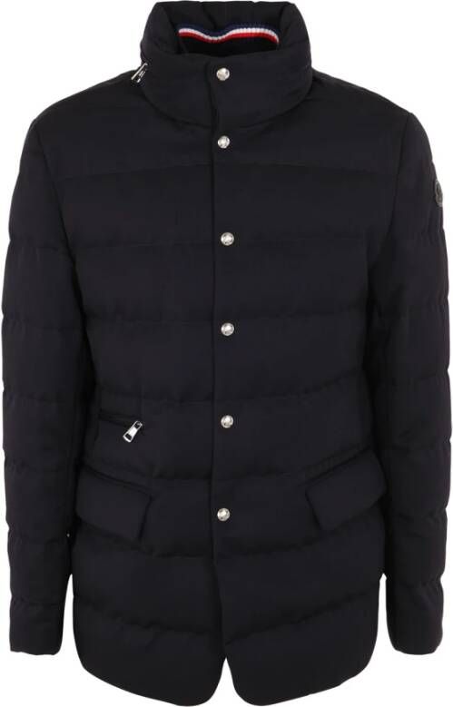 Moncler Bess Short Down Jacket , Blauw, Heren