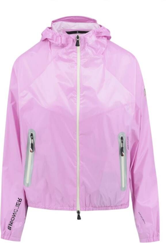 Moncler Grenoble Womens Crozat Jacket Size 2, colour Pink , Roze, Dames