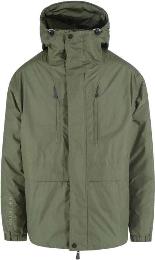 Moncler Leuk Jacket , Groen, Heren