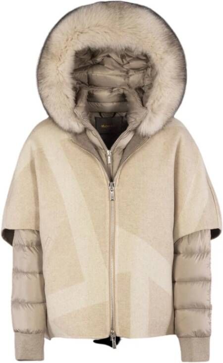 Moorer Gewatteerde Jassen Grijs Dames