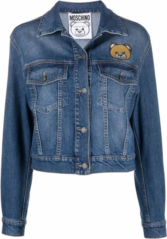 Moschino Spijkerjasje , Blauw, Dames