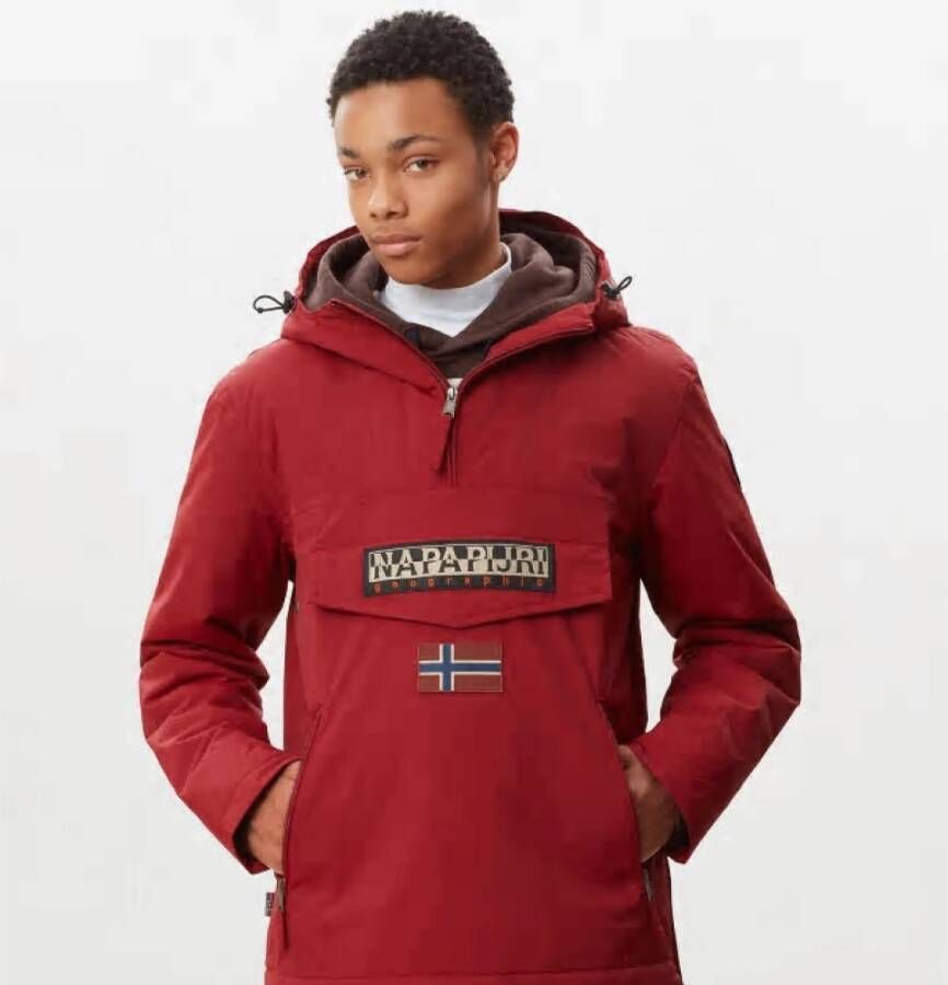 Napapijri Chaqueta Rainforest Pocket , Rood, Heren