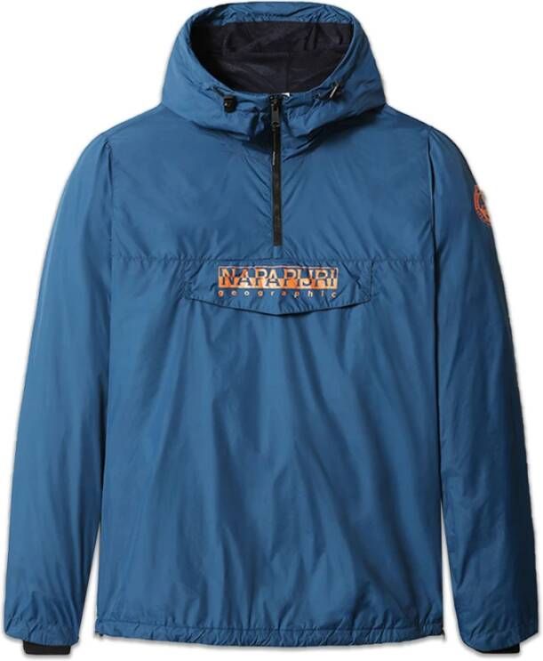 Napapijri Circulaire jas van regenwoud , Blauw, Heren