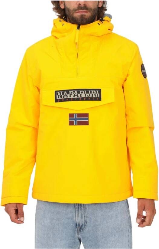 Napapijri Regenjassen Geel Heren