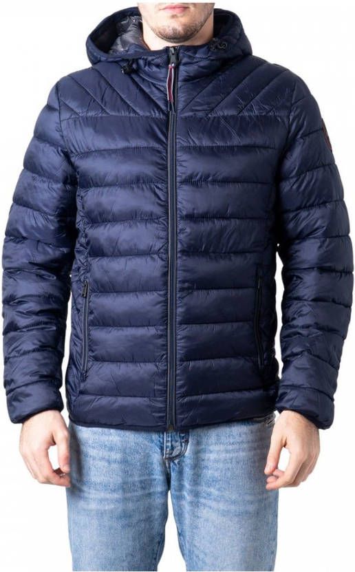 Napapijri Aerons Hood Jacke Jacket, Gray | Blauw | Zwart , Blauw, Heren
