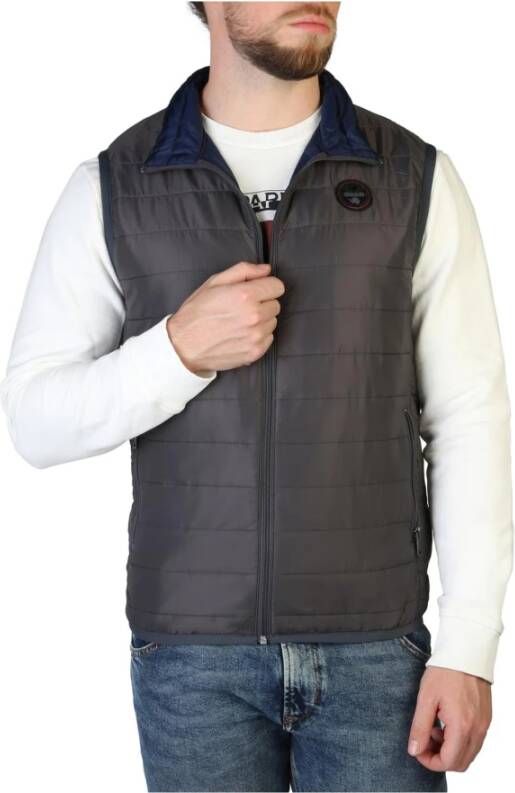 Napapijri Gilet Np0A4Ecc , Grijs, Heren