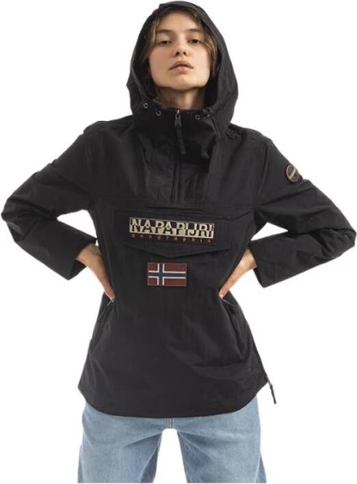 Napapijri Rainforest Pocket Summer Jacket 3 Na4G7F 041 , Zwart, Dames