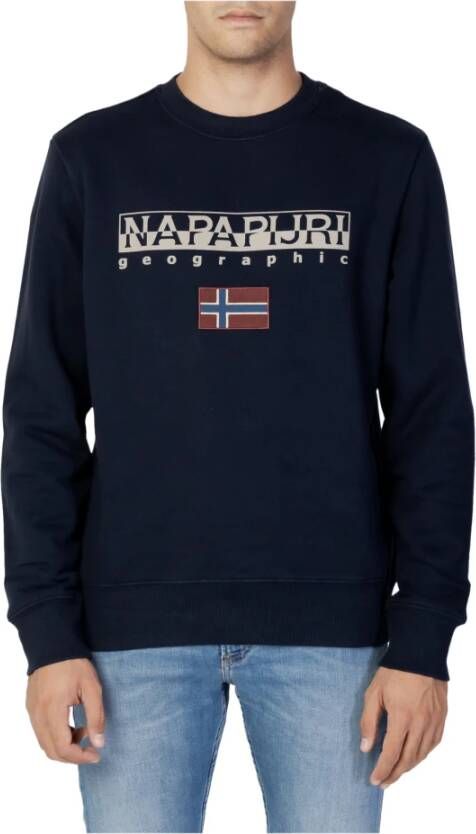 Napapijri Sweatshirts & Hoodies , Blauw, Heren