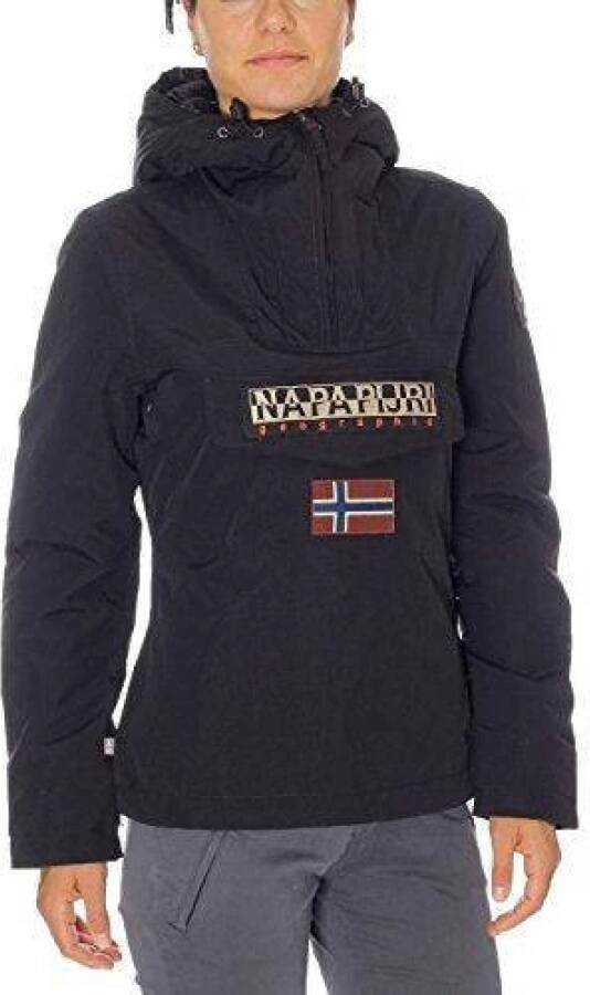 Napapijri Rainforest Jacket , Zwart, Heren