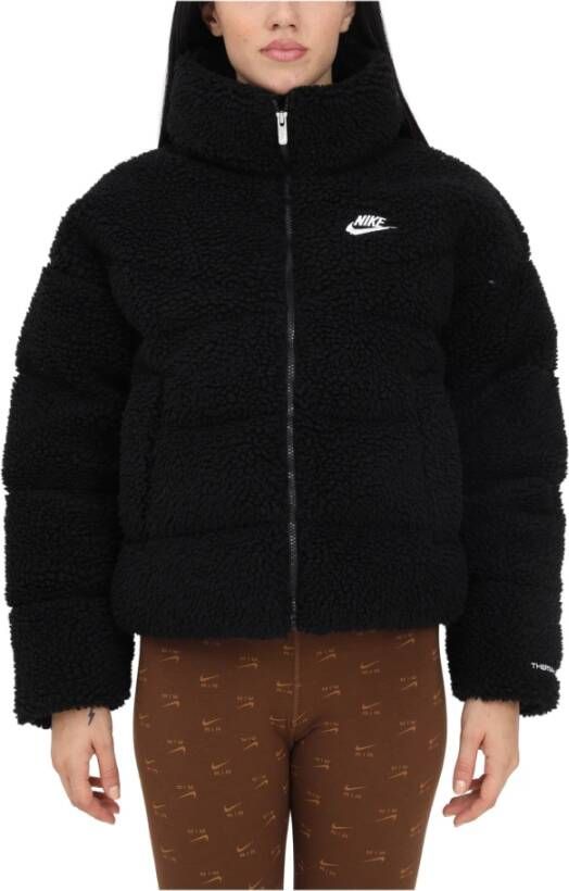 Nike Gewatteerde Jassen Zwart Dames