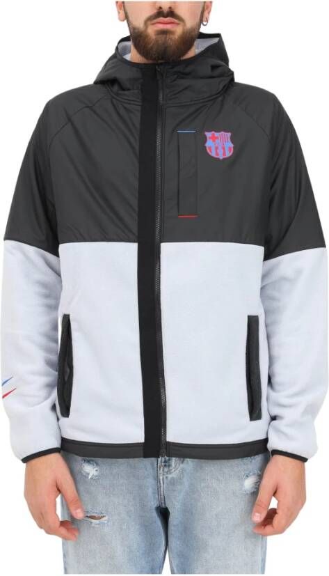 Nike FC Barcelona Winterjas 2022 2023 Zwart Grijs