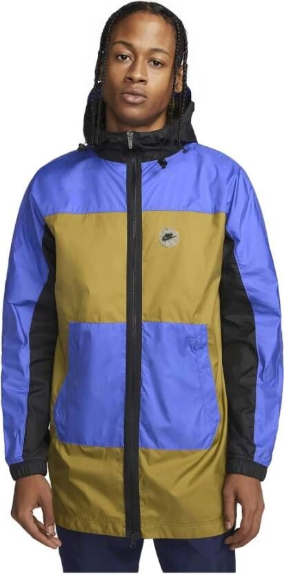 Nike Regenjassen Blauw Heren