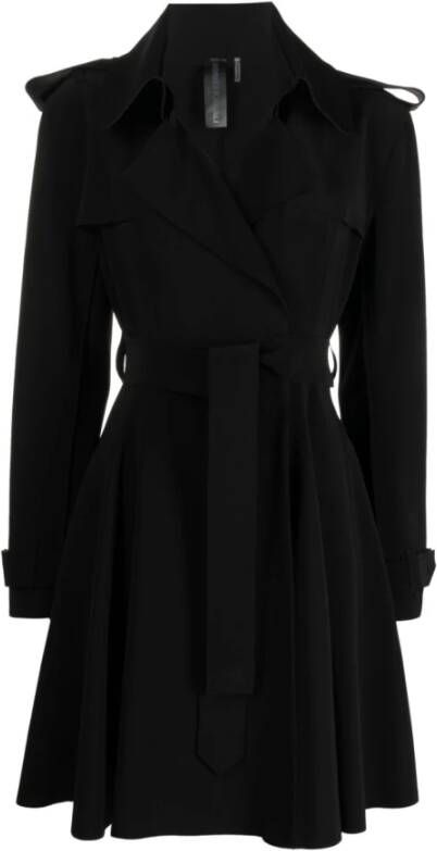 Norma Kamali Trenchcoats & Mantels Zwart Dames