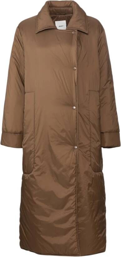Object Parka Jassen Bruin Dames
