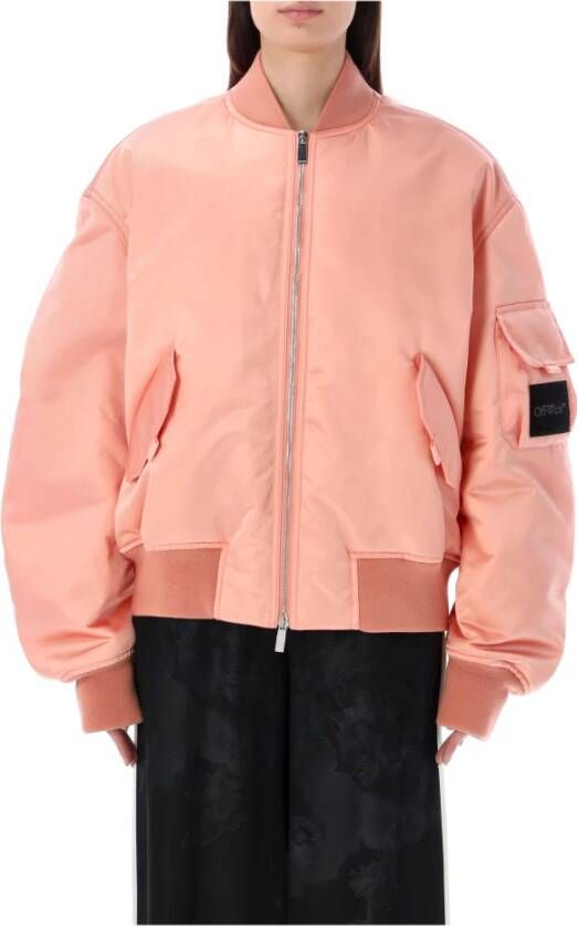 Off White Bomberjack , Roze, Dames