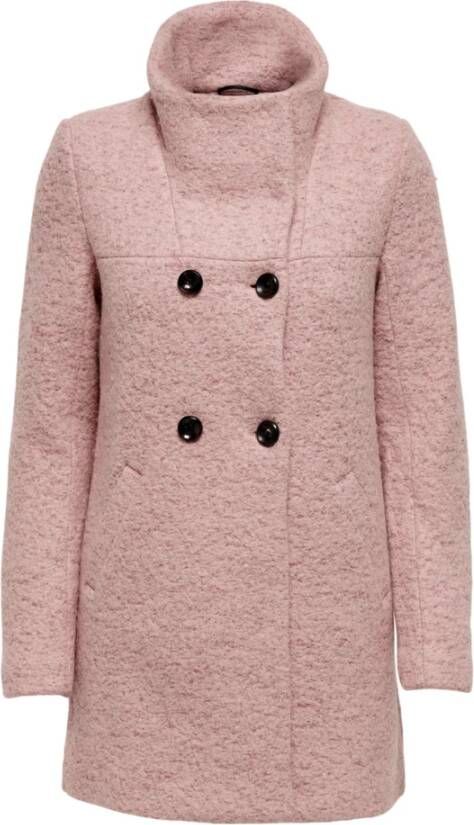 Only Trenchcoats & Mantels Roze Dames