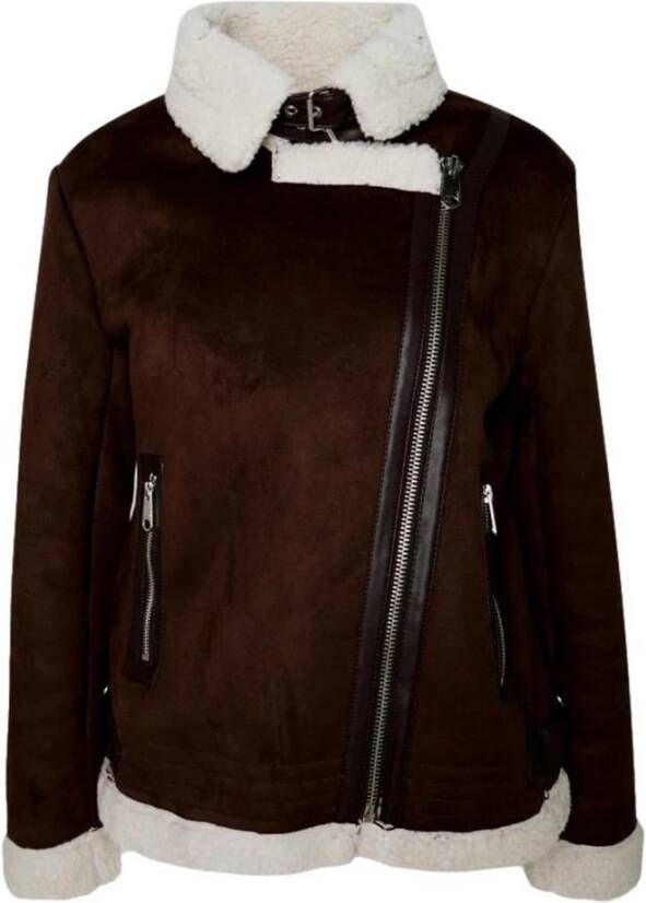 Only Winterjassen Bruin Dames