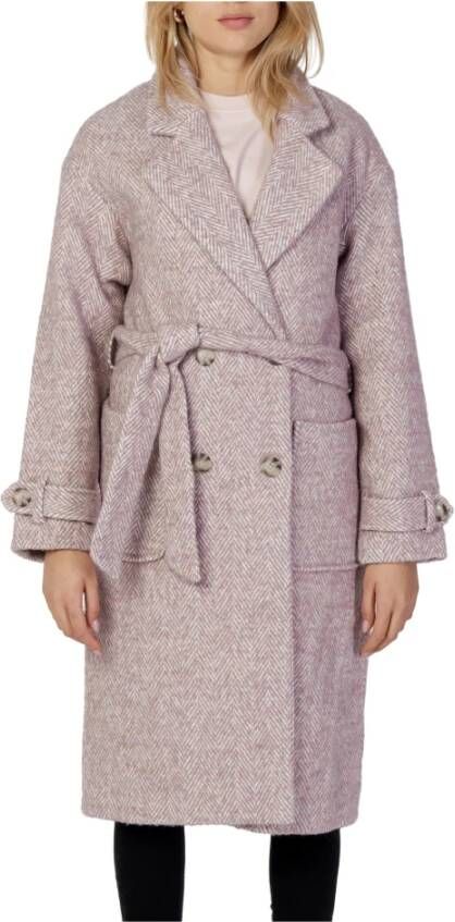 Only Trenchcoats & Mantels Roze Dames