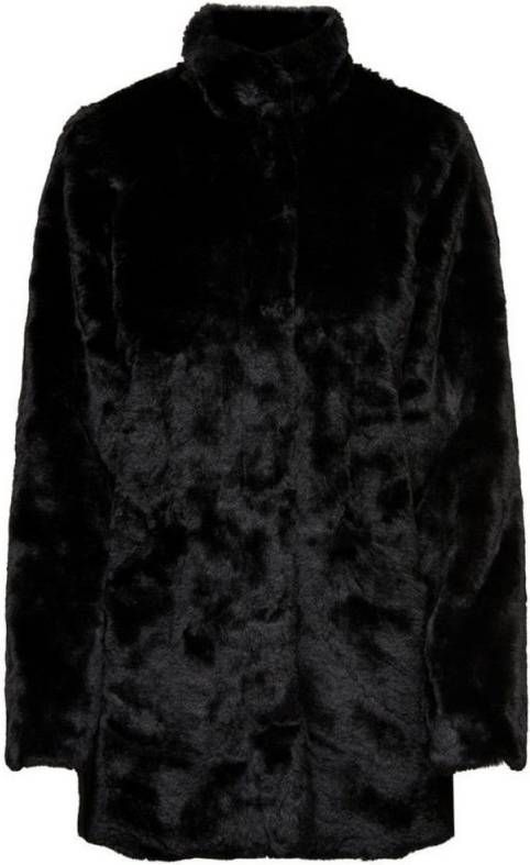 ONLY teddy coat ONLVIDA zwart