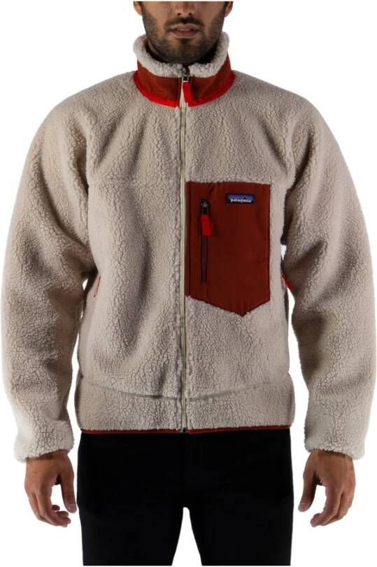 Patagonia Fleece jassen , Beige, Heren