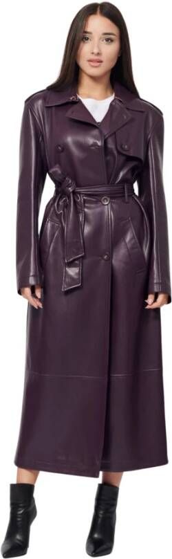 PATRIZIA PEPE Trenchcoats & Mantels Paars Dames