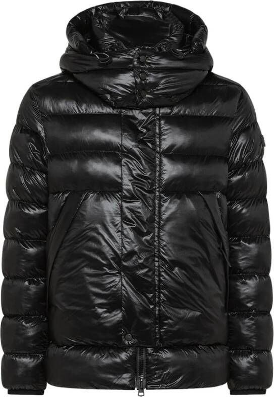 Peuterey Bomberjack in fijne nylon ripstop , Zwart, Heren